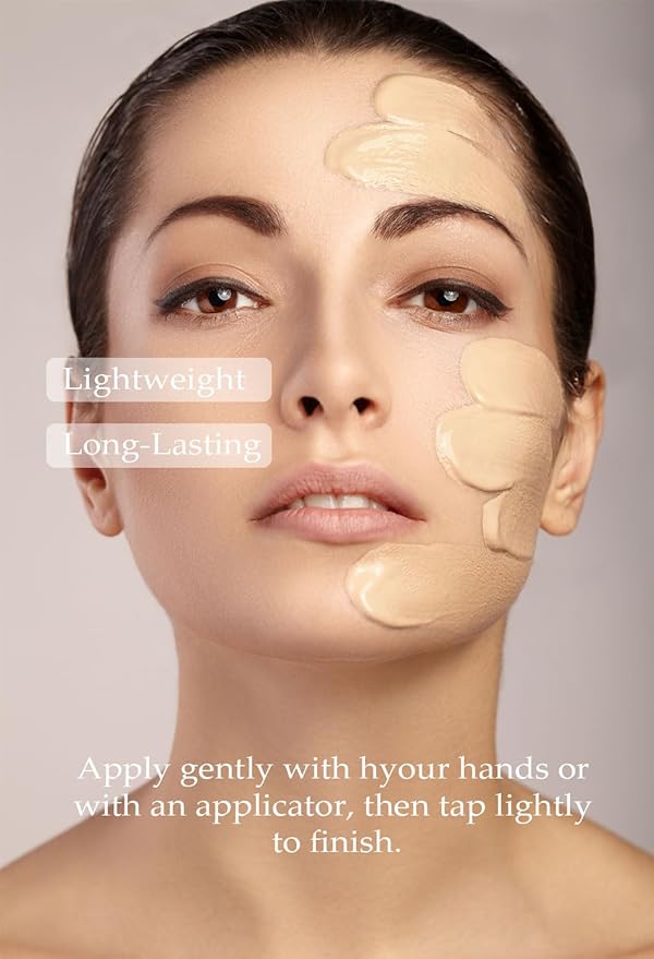 PS.PRETTYSKIN Collagen foundation for women, Long-Lasting Perfect Cover UV protection SPF15, Korean makeup with Titanium Dioxide 100ml/3.38fl.oz. (#23)-Velvo Beauty
