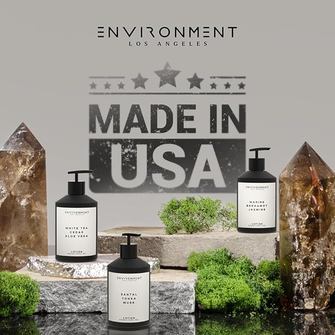 ENVIRONMENT Inspired by 5-Star Hotels ARH Lotion, 300ml Luxury Scented Lotion (White Woods | Pomegranate | Peony) Bathroom Luxury, Men & Women High-End Body Lotion, Hand Cream, Dry Skin Treatment-Velvo Beauty