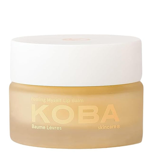 KOBA Feeling Myself Lip Balm - For Women & Men - Hydrating Lip Balm - Normal to Dry Chapped Lips - Citrus, Woody, Fruity - Natural - Vegan - Safou Oil - Shea Butter - Sweet Almond Oil (0.47 Oz)-Velvo Beauty