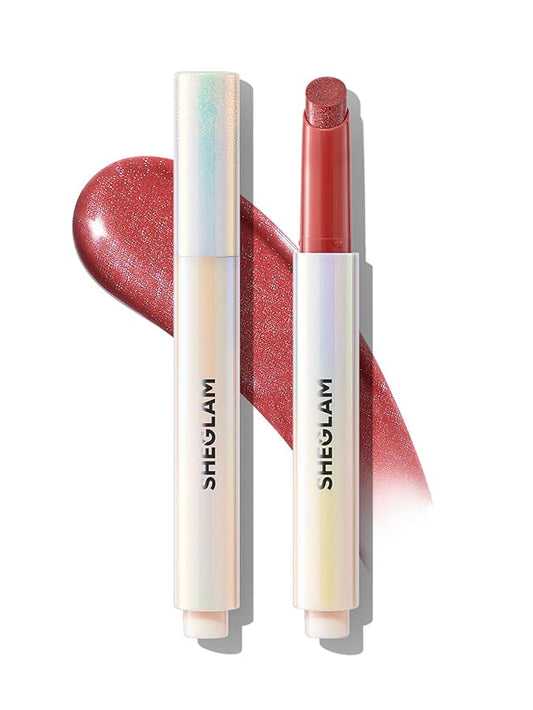 SHEGLAM Pout-Perfect Moisturizing Solid Lip Gloss Shimmer Lip Plumper - First Crush-Velvo Beauty