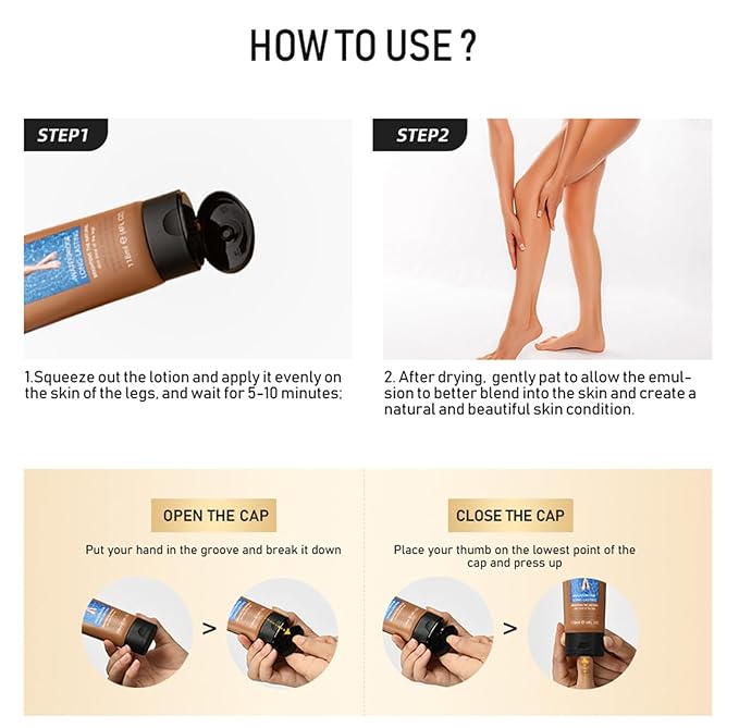 Leg Makeup Waterproof No Transfer, Leg Vein Cover up Makeup for Varicose Veins Waterproof Black Skin, Leg and Body Scar Cover up Makeup for Tattoo Cover Up, Long Lasting Body Foundation (2#, 4oz)-Velvo Beauty