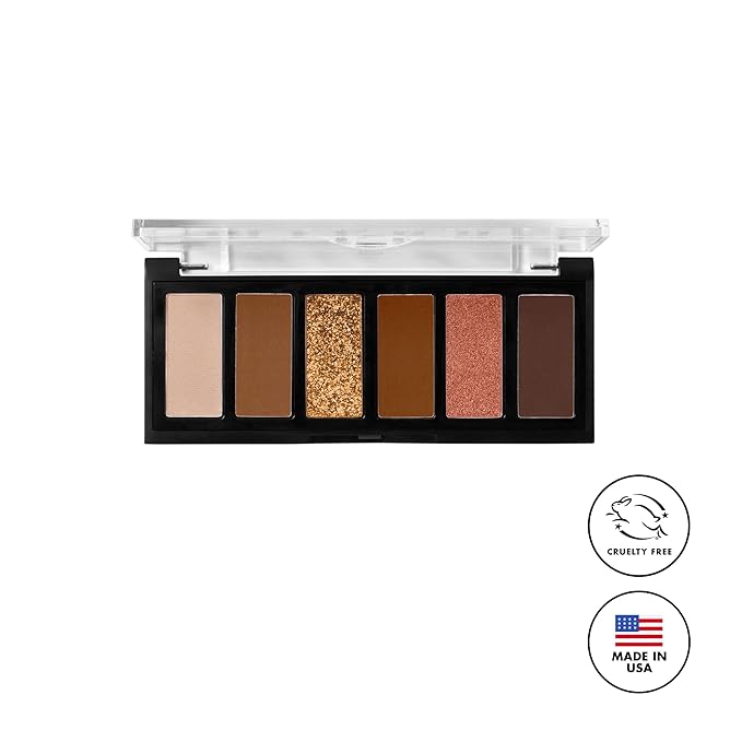 Milani Gilded Mini Eyeshadow Palette with 6 Matte & Shimmer Hues - Champagne Problems-Velvo Beauty