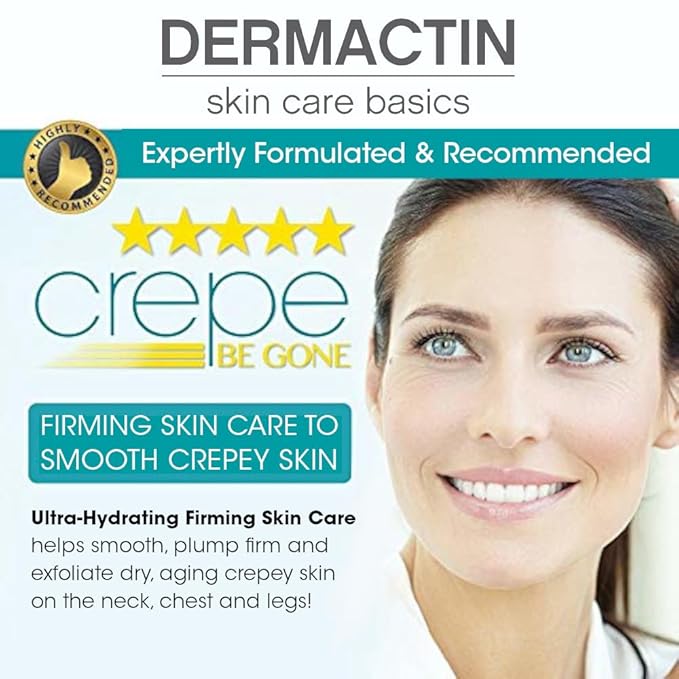 Crepe Be Gone Body Souffle Classic - Large 12 ounce - Ultra Hydrating Crepe Skin Firming Cream for Neck,Chest, Arms & Legs-Velvo Beauty