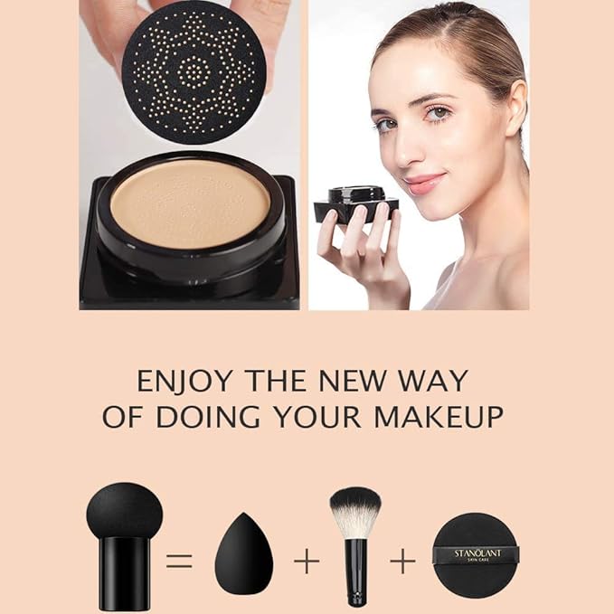 VENZEN Beauty Cream Clear Cover Natural Make Up Nourish Moisturizes Protection Professional Skin Care 2 Colors 20g (#02 Ivory)-Velvo Beauty