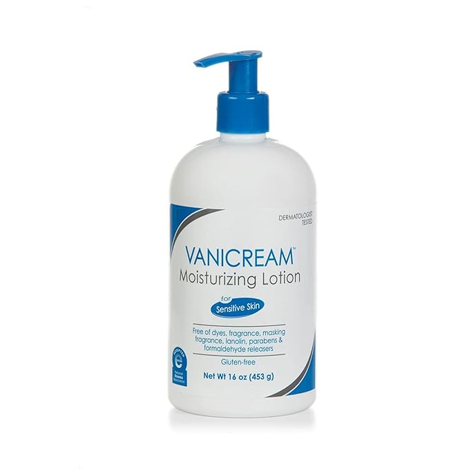 Vanicream Moisturizing Lotion with Pump | Fragrance and Gluten Free | For Sensitive Skin | 16 Ounce (Pack of 1)-Velvo Beauty