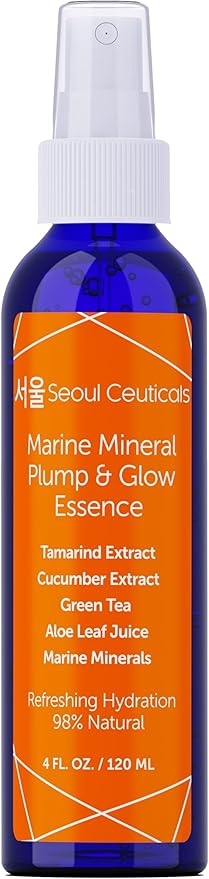 SeoulCeuticals Korean Skin Care Essence Toner - K Beauty Skincare Spray Mist For Face Contains Cucumber Extract and Marine Minerals + Organic Aloe - Get That Healthy Youthful Glow-Velvo Beauty