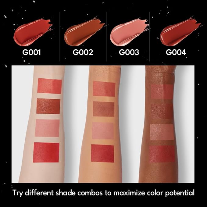 2PCS Marbled Matte Lip Stick Makeup - Velvety Finish | Naked-lip Feel, Full Coverage, D003+D004-Velvo Beauty