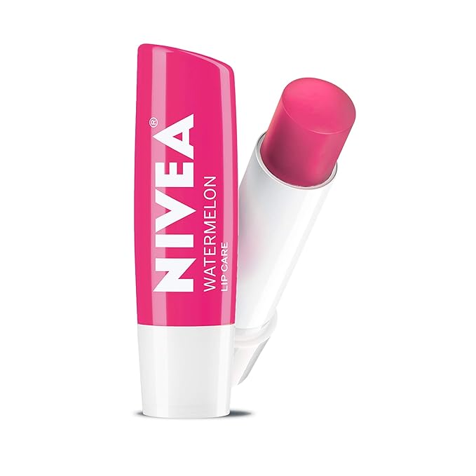 NIVEA Watermelon Lip Care - Tinted Lip Balm for Beautiful, Soft Lips - Pack of 4-Velvo Beauty