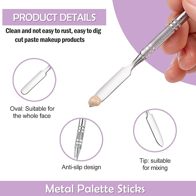 2 Pcs Resin Nail Art Palette and 2 Pcs Nail Brush, Color Palettes Cosmetic Mixing Tools, Nail Polish Palette with Stainless Stirring Rod for Nail Salons and Beginners (White, Pink)-Velvo Beauty