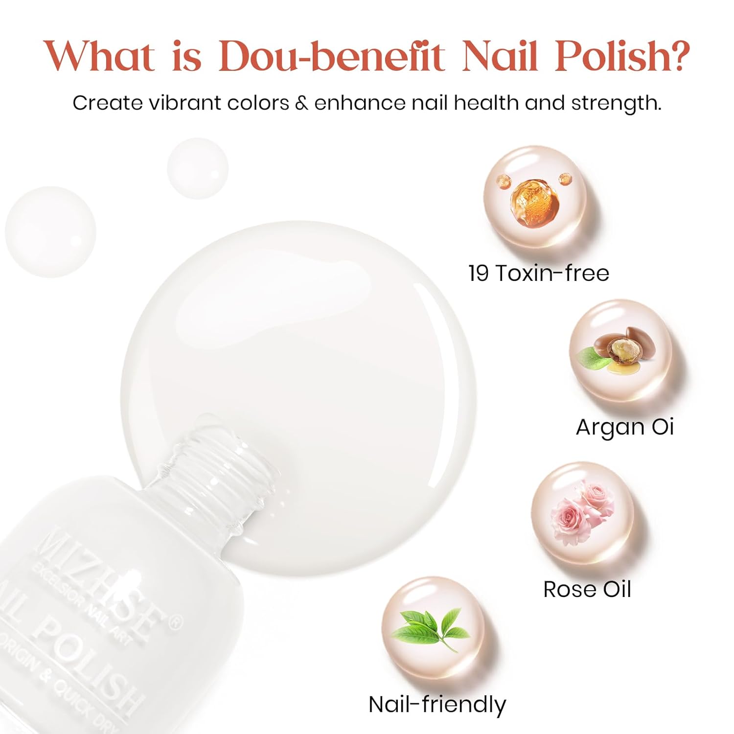 MIZHSE White Nail Polish Matte, 15ML Large Capacity Quick Dry Nail Lacquer for Nail Art Varnish, Mist Effect Matte Finish Velvet Nail Polish for Women Girl Nail Art DIY Home. 0.53 fl oz-Velvo Beauty