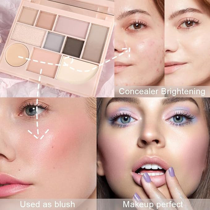 Shimmer Matte Eyeshadow Palette.Longwearing Highly Pigmented Natural Beige Gold Glitter Powder Palet.Matt Shiny Eye Makeup paleta de sombras.01#-Velvo Beauty