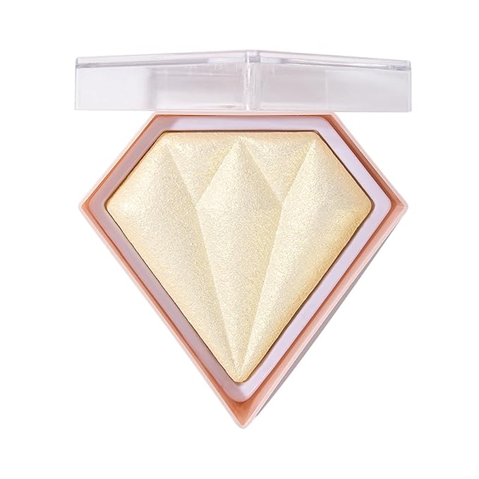 Face Highlighter Luminizers Highlighter powder Translucent Setting Powder High Definition Powder for All Skin Types and Skin Tones(N02)-Velvo Beauty