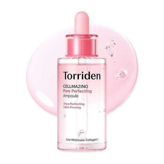 Torriden CELLMAZING Pore Perfecting Ampoule 30ml (1.01 fl.oz.) | Improving Skin Elasticity | 5D Collagen, Peptide Complex, PHA, LHA | Korean Facial Serum, Korean Skin Care-Velvo Beauty