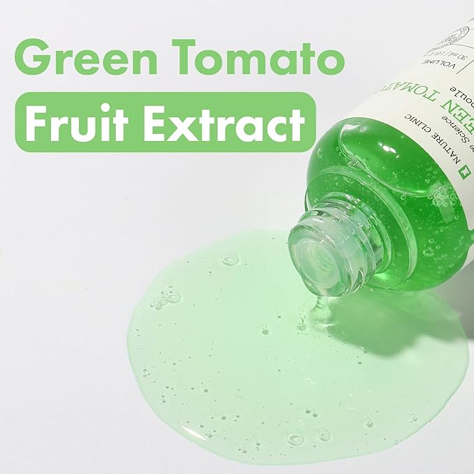 Green Tomato Pore Ampoule with Green Tomato, Witch Hazel and Hyaluronic Acid for Face Moisturizer and Pore Minimizing Treatment, Korean Skincare, 30ml, 1.01 fl. oz.-Velvo Beauty