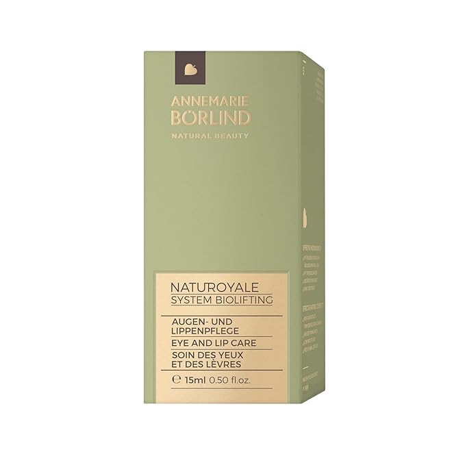 ANNEMARIE BÖRLIND – NATUROYALE Eye & Lip Cream – Natural Antioxidants, Vitamin C + E and Jojoba Oil for a Fresher, Smoother, and Tighter Skin – Step 5 of 5 – 0.5 oz.-Velvo Beauty