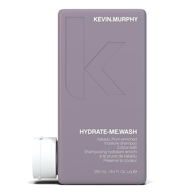 KEVIN.MURPHY HYDRATE-ME.WASH - Hydrating Shampoo for Natural & Coloured Hair - For Dull, Parched & Dry Hair - Deep Nourish Shampoos - 250 ml / 8.4 fl oz-Velvo Beauty