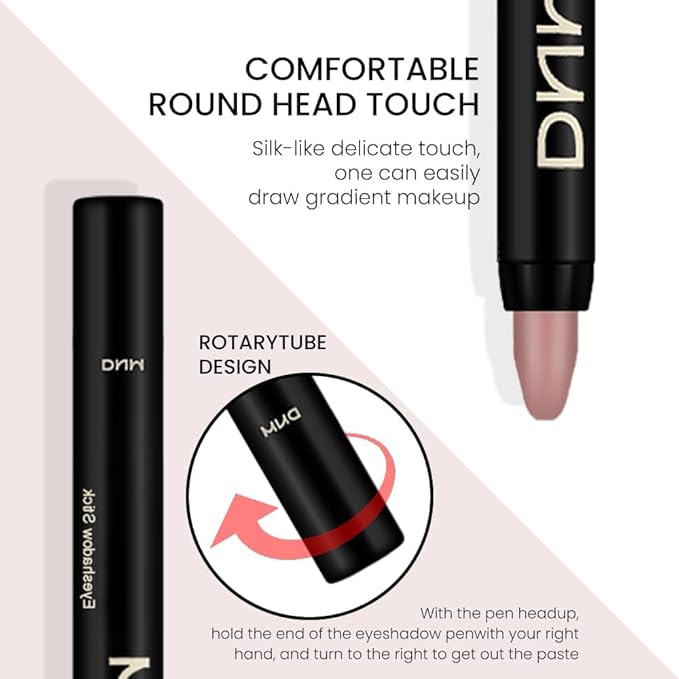 evpct 2Pcs Cream Eyeshadow Sticks Set for Eyes Waterproof, Stone Matte & Putty Matte Eye shadow Stick Pencil Pen Bulk sombras en crema para ojos 22+23-Velvo Beauty