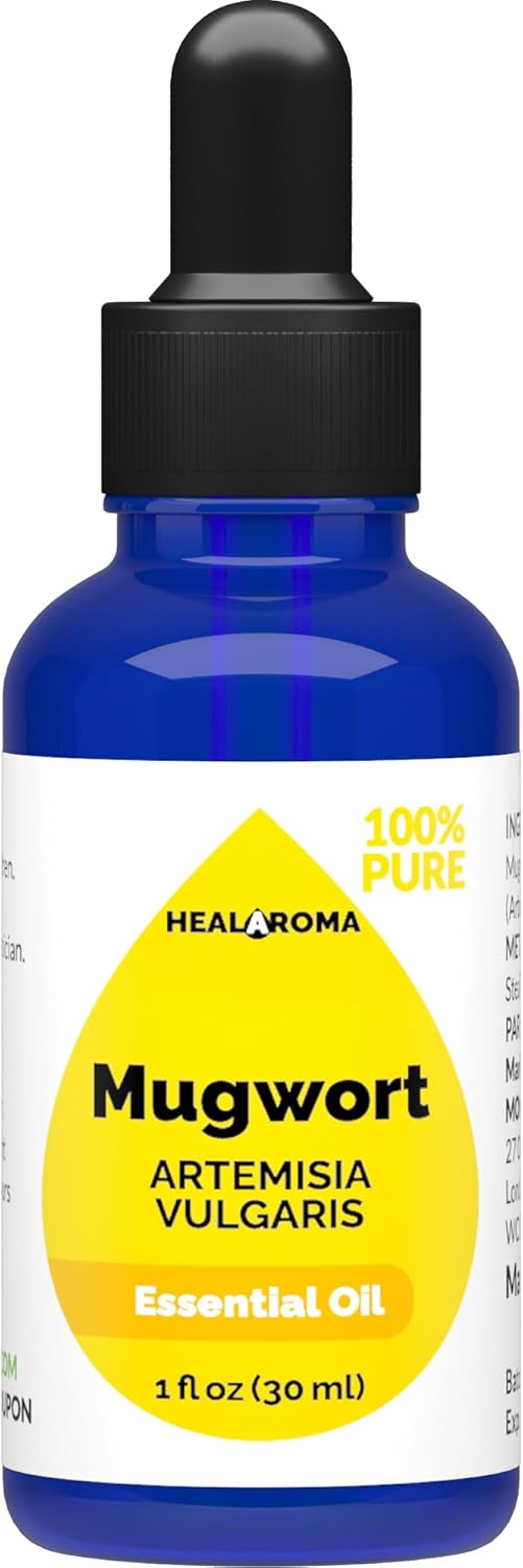 Mugwort Essential Oil 30 ml - 1 oz - Pure & Natural - with Pipette Dropper-Velvo Beauty