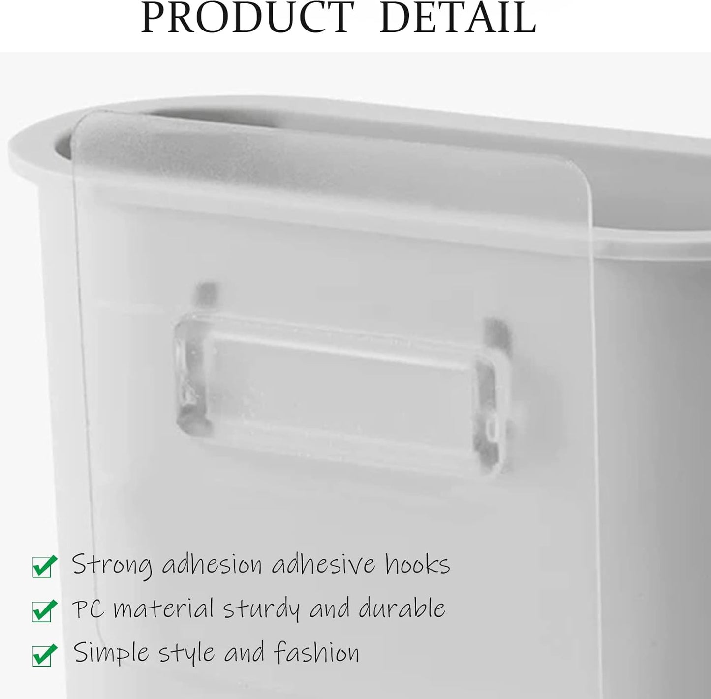 Toothbrush Holder Wall Mounted for Bathroom, Wall Toothbrush Holders for Electric Toothbrush, Toothpaste, Razor, Self Adhesive Wallmount Organizer (Grey-Velvo Beauty