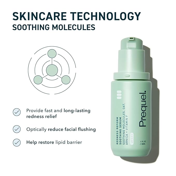 Skin Redness Reform, Calming Serum for Face. Advanced Clinical Optical Corrector for Redness and Discomfort. Soothing Face Serum with Oat Extract for Sensitive Skin. 1oz Pump-Velvo Beauty