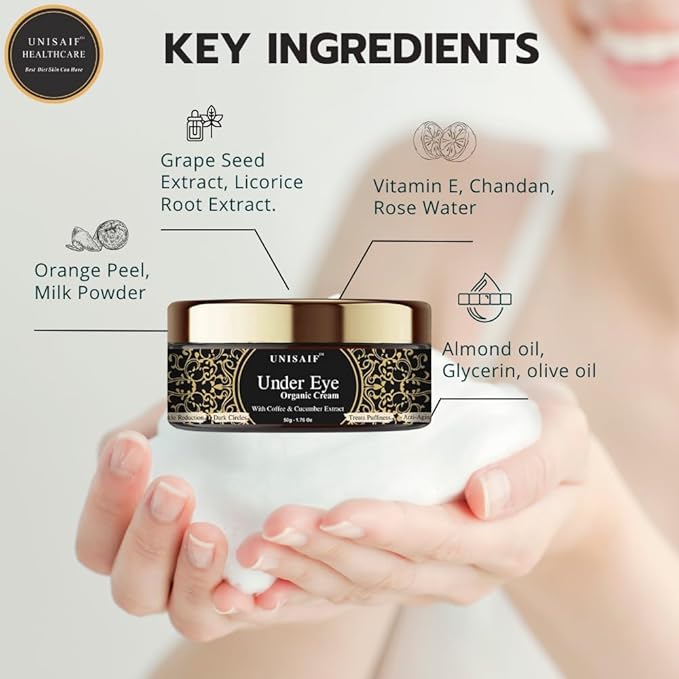 Under Eye Cream Anti Aging – Eye Cream for Puffiness and Bags Under Eyes | Eye Repair Cream for Dark Circles Under Eye Treatment | Puffy Eyes Treatment | Eye Cream for Dark Circles 1.76 oz-Velvo Beauty