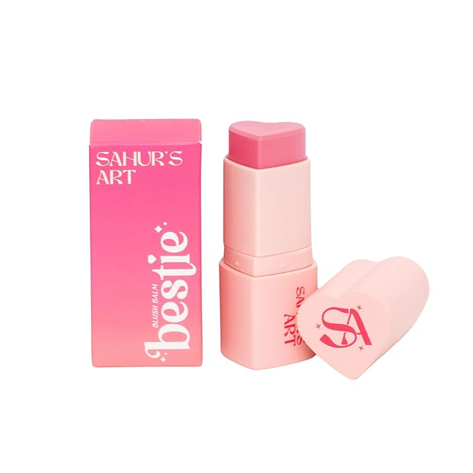 Bestie Blush Balm Stick Heart Shaped for Cheeks-Velvo Beauty