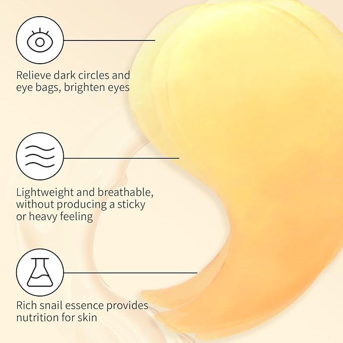 Snail Mucin Power Essence Set 3PCS, Snail Mucin Serum+Snail Mucin Moisturizer+Snail Hydrogel Eye Patch, Korean Skin Care Set for Hydrating, Dark Circles Undereye-Velvo Beauty