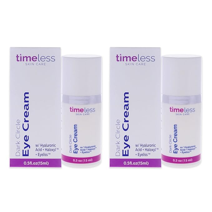 Timeless Dark Circle Eye Cream Cream Unisex 0.5 oz Pack of 2-Velvo Beauty