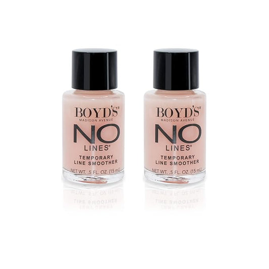 Boyd's Renoir No Lines Temporary Wrinkle Remover- For Forehead, Eyes, Lips, 0.5 fl oz (2-Pack)-Velvo Beauty