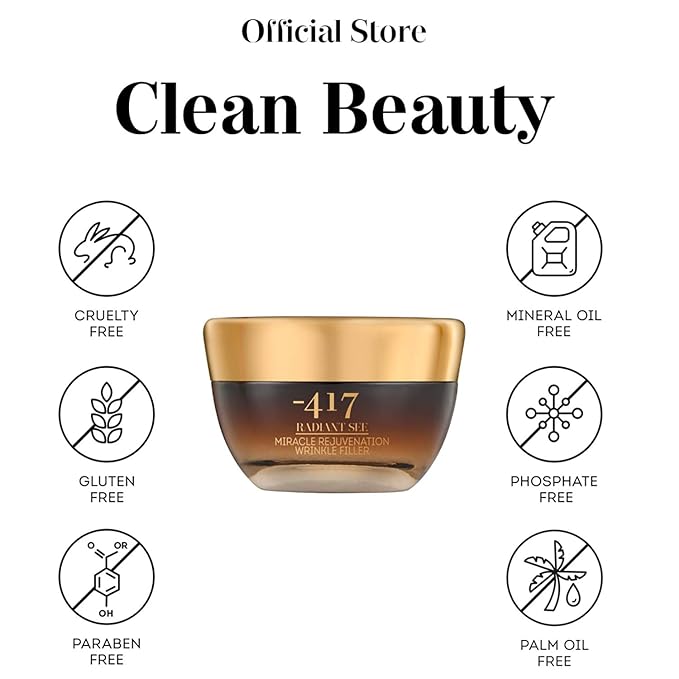 '-417 Dead Sea Cosmetics Miracle Rejuvenation Wrinkle Filler With Jojoba Oil & Collagen for Instant Visible Lifting and Smoothing - 100% Vegan-Velvo Beauty