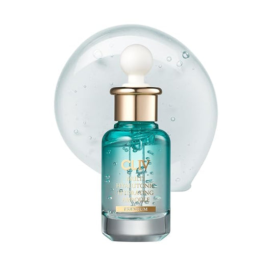 Multi Hyaluronic Hydrating Ampoule 30ml / 1.01 fl oz – Korean Skincare Nourishing Serum with 85% Hyaluronic Acid, 8-Layer Hydration Technology, Ceramides & Panthenol for Deep Moisture Care-Velvo Beauty