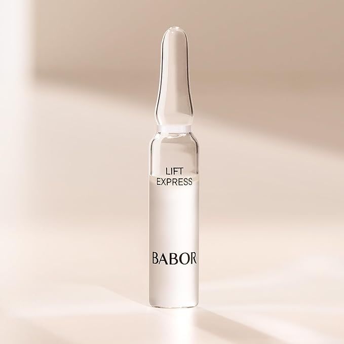 BABOR Lift Express Ampoule Concentrate, Instant Lifting Effect Fills Lines and Wrinkles Up To 6 Hours, Smoothing Skincare Capsule, Anti Aging Serum, Increase Firming & Elasticity, 7 Treatments-Velvo Beauty