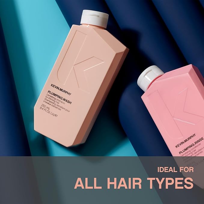 KEVIN.MURPHY PLUMPING.WASH - Densifying Shampoo for Thinning Hair - For Fine & Aging Hair - Nourishing Hair Care Shampoo - Thickening Effects - 250 mL / 8.4 fl oz-Velvo Beauty