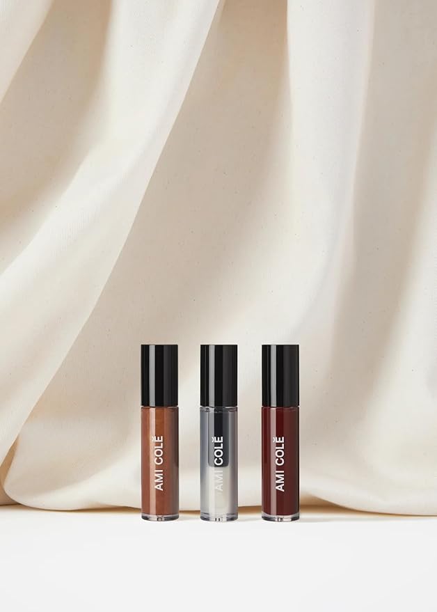 AMI COLÉ Hydrating Lip Treatment 3in1 multitasker for your lips (Holiday Lip Trio), tinted lip gloss, hydrating lip gloss, moisturizing, natural-Velvo Beauty