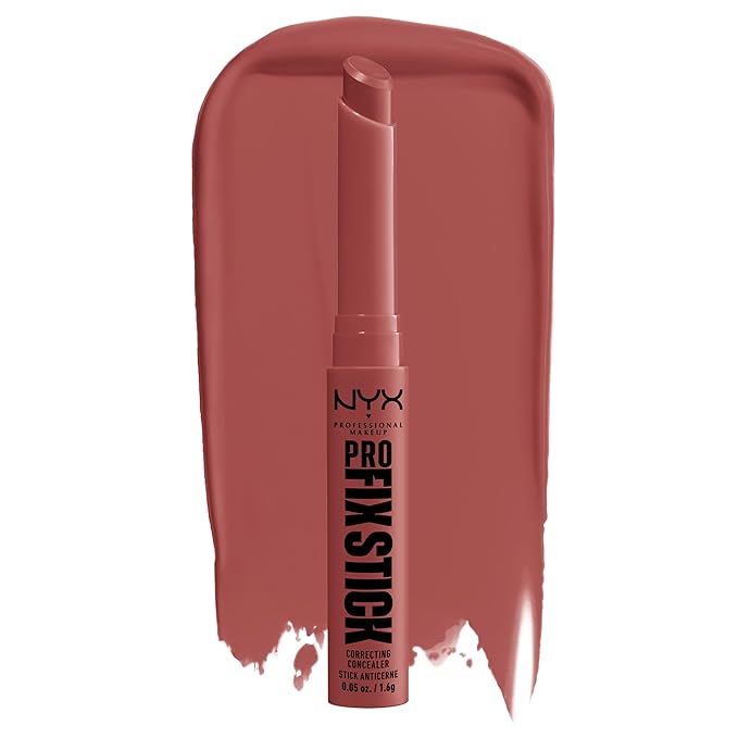 NYX PROFESSIONAL MAKEUP Pro Fix Stick Correcting Concealer, Buildable Medium Coverage Concealer Stick - Brick Red-Velvo Beauty