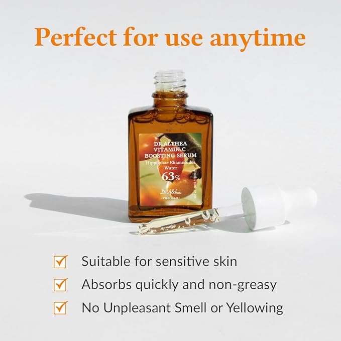 Dr.Althea Vitamin C Boosting Serum | Daily Facial Serum with TRANEXAMIC ACID for All Skin Types | Helps Remove Dark Spots & Uneven Skin Tone | Korean Vegan Skin Care (Vitamin C Boosting RENEWED)-Velvo Beauty