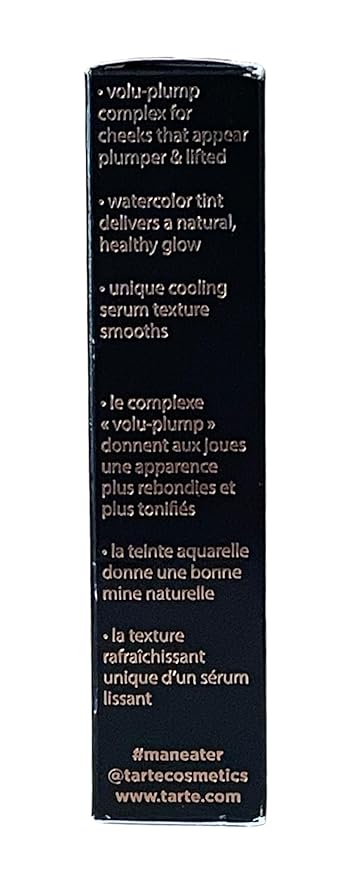 Tarte Maneater Satin Blush Cheek Plump Full Size (Pink Coral, 27OZ)-Velvo Beauty