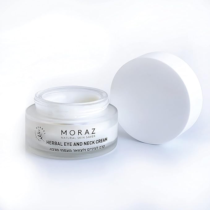 Moraz Herbal Eye and Neck Cream - Pomegranate Moisturizer - Neck and Under Eye Cream - Shea Butter Infused Skin Care - Anti Aging Eye Cream - 1.7 oz-Velvo Beauty