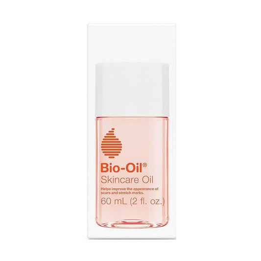 Bio-Oil Skincare Body Oil Serum, Face and Body Moisturizer with Vitamin E & A, for Scars, Stretch Marks, Sensitive Skin, All Skin Types, Dermatologist Recommended, Non-Comedogenic, 2 Oz-Velvo Beauty