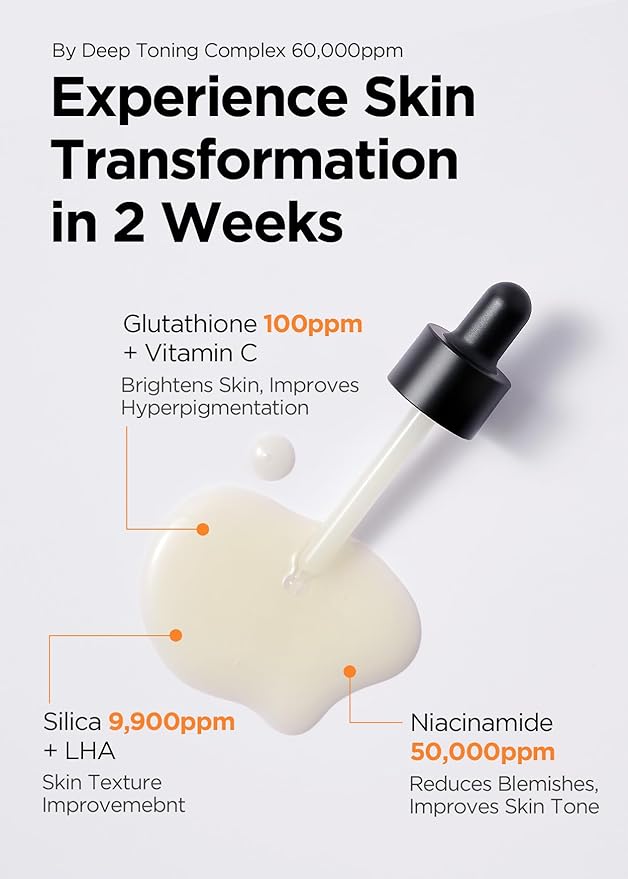 Bewants Skin Brightening Glutathione Serum, Deep Toning Complex for Even Skin Tone, with Vitamin C, Niacinamide 50,000ppm, and Dark Spot care, 1.01 fl oz (1 Pack)-Velvo Beauty