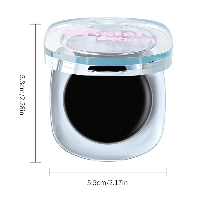 KYDA Black Cream Blush, Color Changing Tint, Magic Black Blush for Cheek & Lip, Natural Pink Glossy Face Blusher, Moisturizing Lightweight, Crystal Make Up Blush-Velvo Beauty