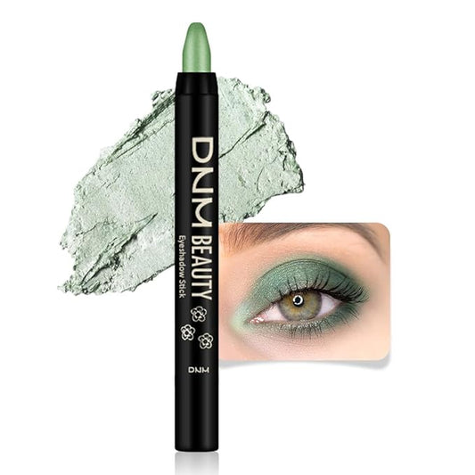 evpct Greenish Cyan Shimmer Cream Eye Shadow Brightener Sticks Set for Eyes, Cyan Shimmery Matte Pencil Eye shadow Applicator Stick Pen Palette Makeup Waterproof sombras en crema para ojos 12#-Velvo Beauty