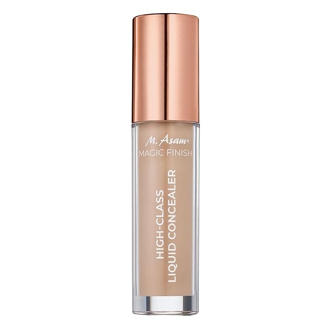 M. Asam MAGIC FINISH HIGHCLASS LIQUID CONCEALER Beige (0.13 fl oz) - 4-in-1 Concealer With Mimic-Lift complex & High Coverage For Dark Circles & Blemishes, Vegan Make Up With Illuminating Pigments-Velvo Beauty