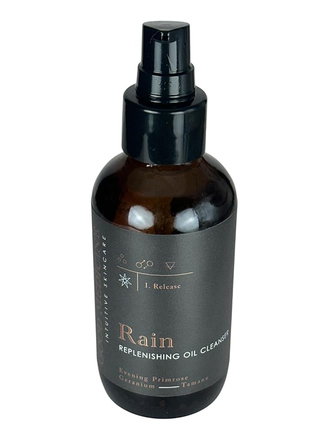 Rain Replenishing Oil Cleanser - Deeply Hydrating Oils - Wash, Clear, & Nourish your Face - Skincare for Women and Men (4 oz)-Velvo Beauty