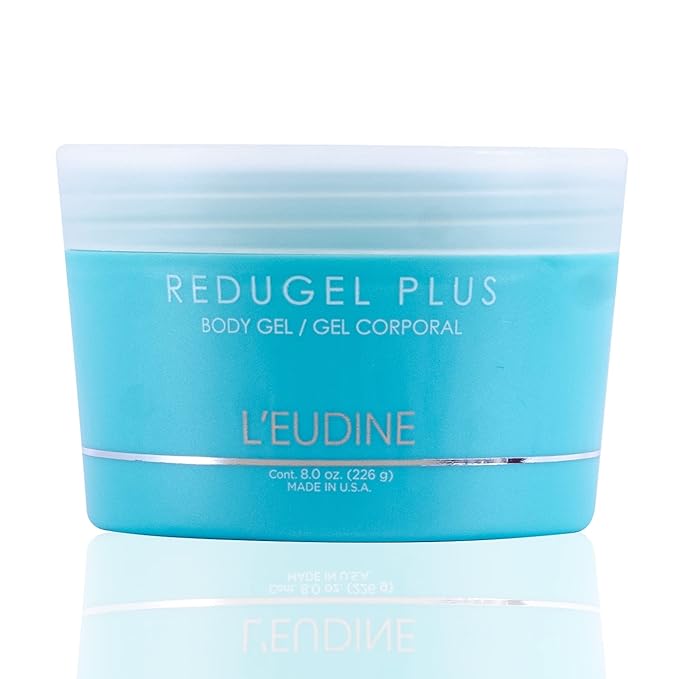 L’EUDINE Redugel Plus Skin Tightening Cream – Pack of 3 – 8oz Anti Cellulite Cream with Mint Oil, Field Horsetail, Marine Algae, Maca Extract – Powerful Non-Greasy Formula – Firming and Toned Skin-Velvo Beauty