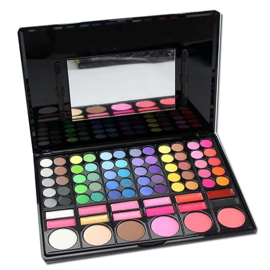 Pro Makeup Gift Set All In One Makeup Palette Cosmetic Contouring Kit 78 Colors Eyeshadow Palette with Blush, Face Powder and Lip Gloss #3 - Ideal Gift for Holiday-Velvo Beauty