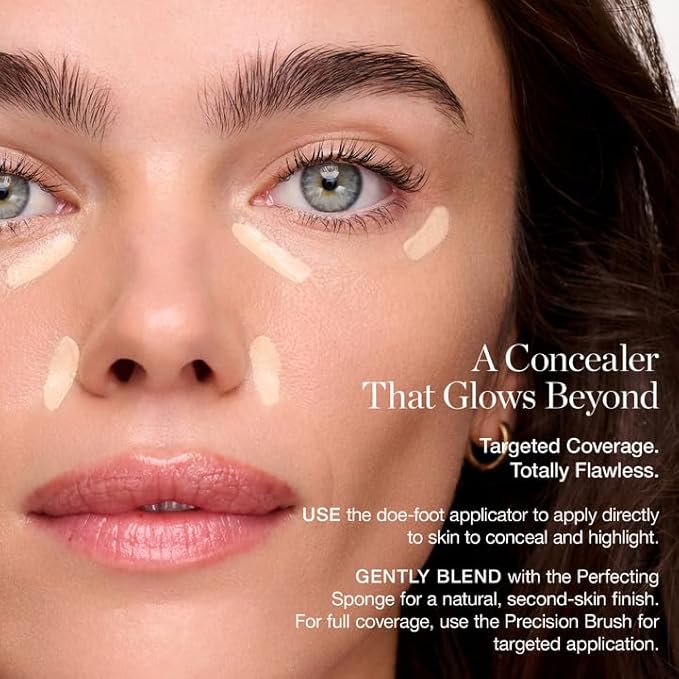 Ogee Complexion Perfecting Under Eye Concealer - Certified Organic Full Coverage Concealer - Buildable Coverage - BEECH 0.05N - Very Light (Neutral Undertones)-Velvo Beauty