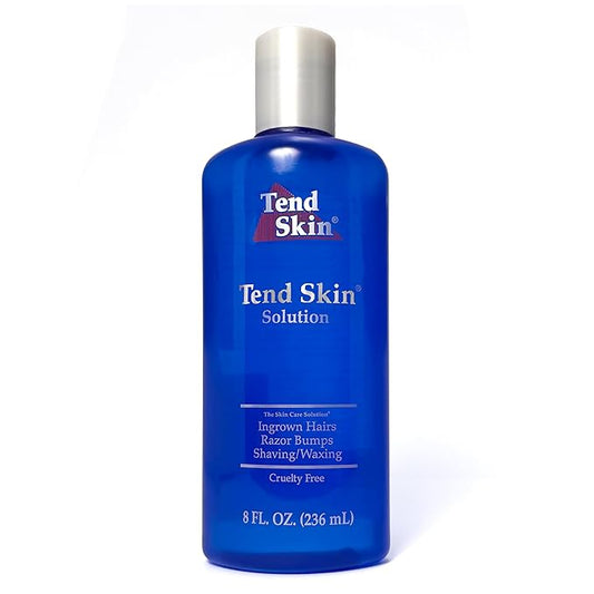 Tend Skin Razor Bump, Ingrown Hair Solution for Unsightly Razor Bumps, Ingrown Hair and Razor Burns, Post Shaving and Waxing Toner for Men and Women, Made in USA, 8 Oz-Velvo Beauty