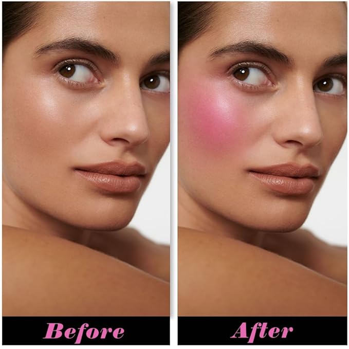 Single Rose Pink Matte Blush for Cheeks Face Blushes Makeup Palette, Rose Bean Monochrome Cream Blushes Palette Makeup for Older Women, Natural Pigmented Paleta de rosa oscuro monocromática 02-Velvo Beauty