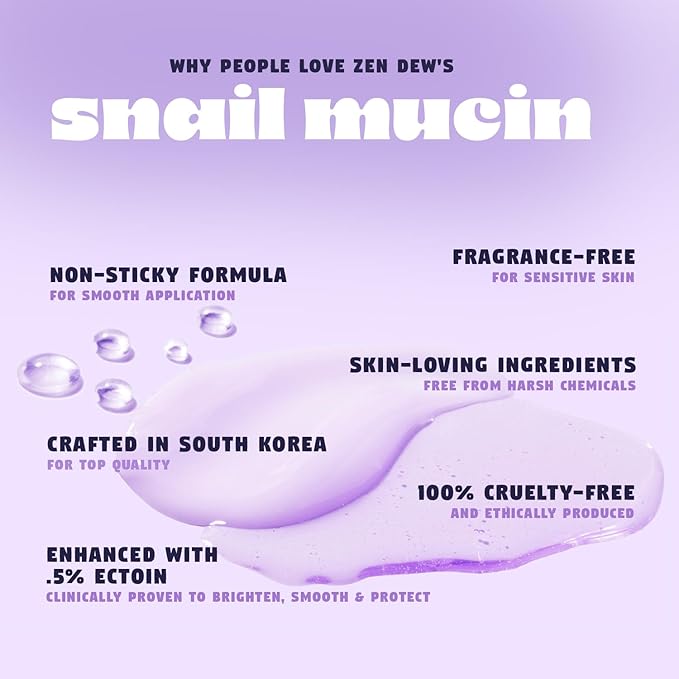 Star Light Snail Mucin Face Serum with Blue Light Skin Protection, 3.38 Oz – Silky Smooth Korean Glow Serum that Restores Moisture and Leaves Skin Brighter, Plumper, Soothed and Smooth-Velvo Beauty